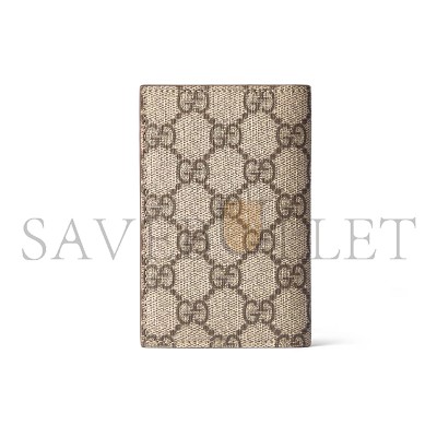 GUCCI BROWN INTERIOR GG LONG CARD CASE 768249 (15*12cm)